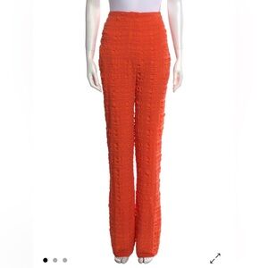 Nanushka Vibrant Orange Straight Leg Pants